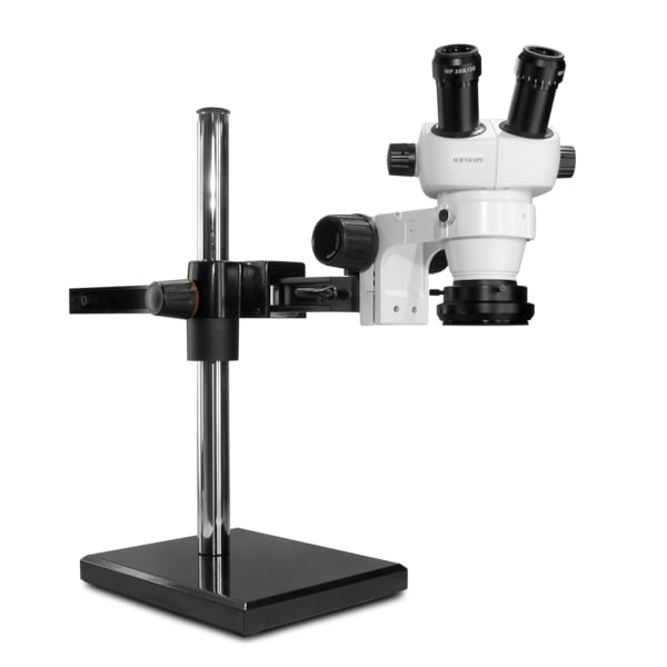 ELZ Stereo Zoom Microscope With Polarized LED Light On Gliding Stand